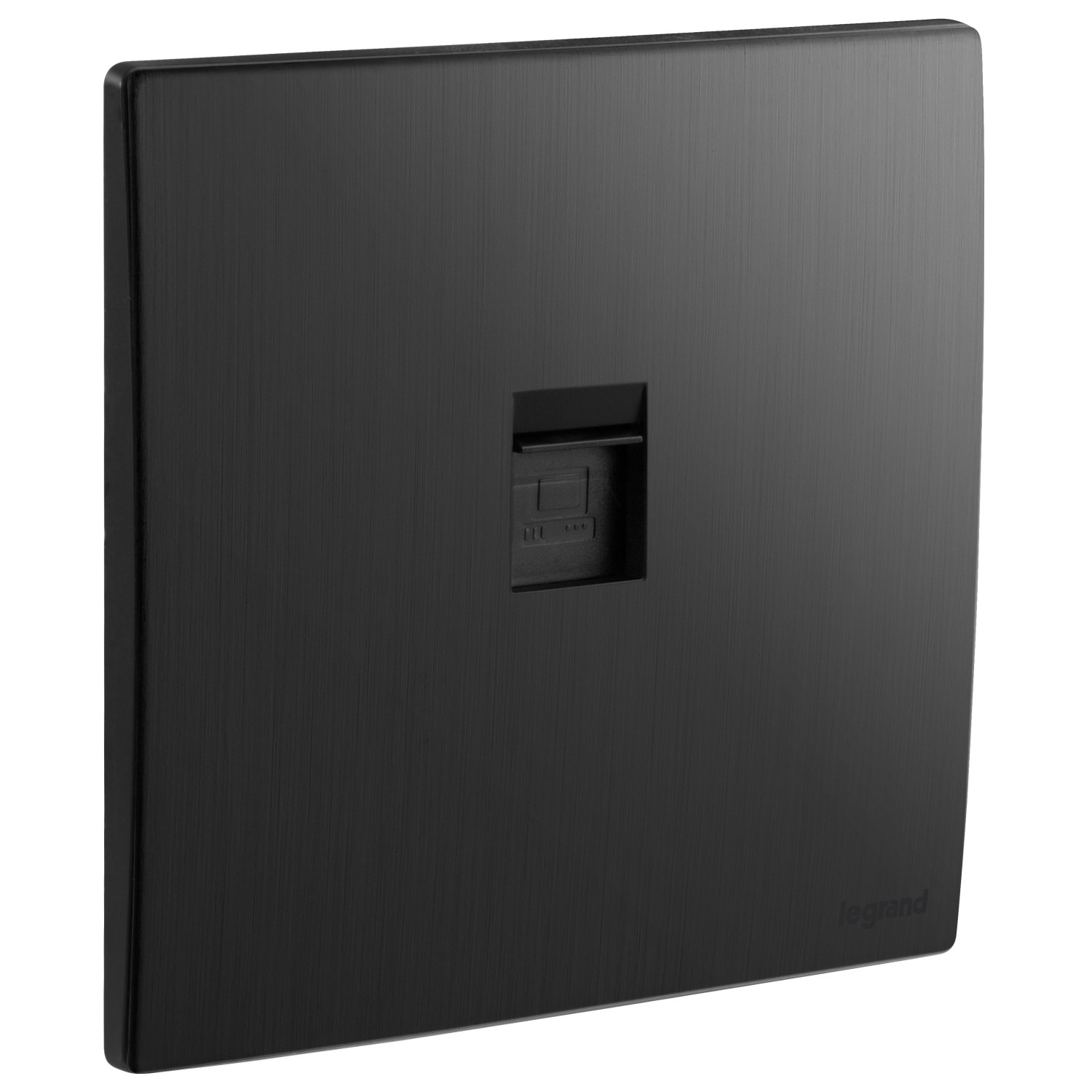 LEGRAND - Data Socket Mallia, RJ 45, Category 6, UTP, Brushed Black