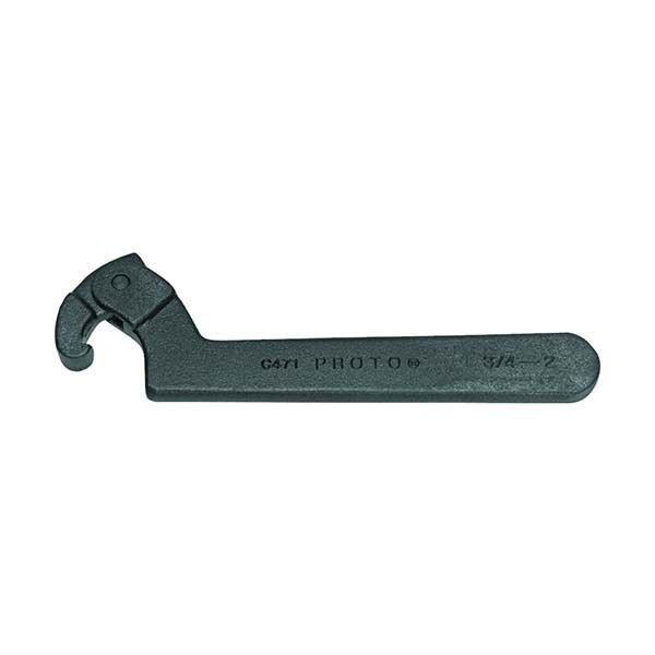 PROTO - Adjustable Hook Spanner Wrench, 3/4" to 2"