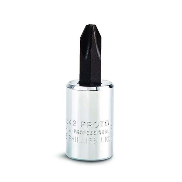 PROTO - 3/8" Drive Phillips Screwdriver Bit Socket, #3