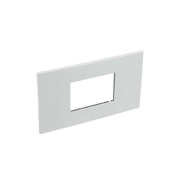 LEGRAND - Plate Arteor, BS, Square, 3 Modules, Soft Aluminium