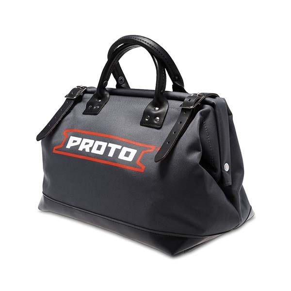 PROTO - Professional Heavy-Duty Reinforced Tool Bag with Vinyl Bottom, 18"