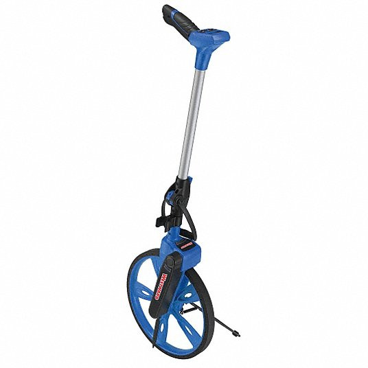 Measuring Wheel, Single Wheel, 39 17/64 inch Wheel Circumference, 12 1/2 inch Wheel Diameter., ABS, Outdoor