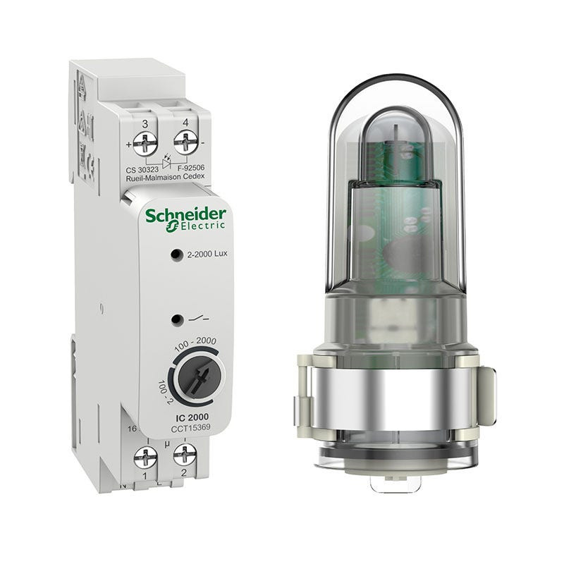 SCHNEIDER - Twilight Switch, 2-2000 lux, Acti 9, IC2000, Outdoor