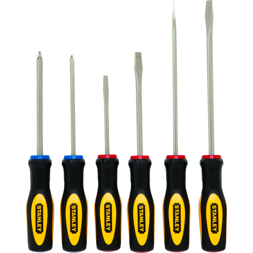 STANLEY, 6 Pieces Basic Screwdriver Set