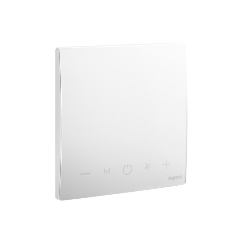 LEGRAND - Room Temperature Control Unit Mallia Senses, 1 Gang, Matt White