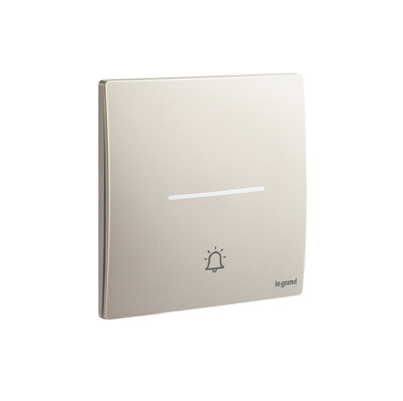 LEGRAND - Push Button Mallia Senses, DND/MUR/BELL, 1 Gang, Champagne