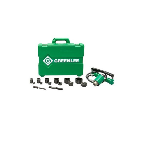 GREENLEE - Hydraulic Punch Kit with Hand Pump, 1/2" - 2" Conduit, 11 Ton