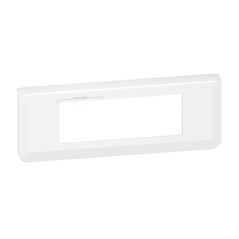 LEGRAND - Plate Mosaic Antimicrobial, 6 Modules, Horizontal