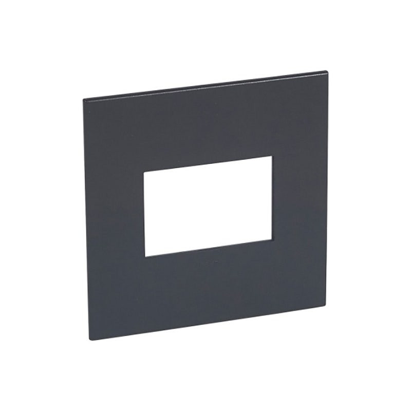 LEGRAND - Plate Arteor, US, 3 Modules, Square, 4''x4'', Graphite