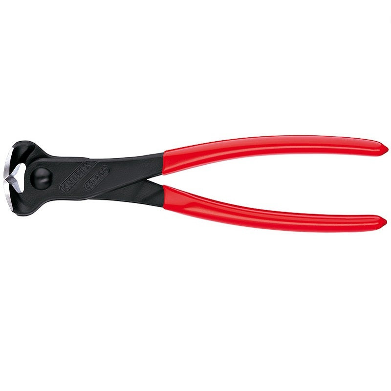 KNIPEX - End Cutting Nipper, Plastic Coated, Black Atramentized, 200 mm