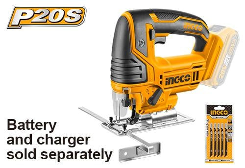 Cordless Jig saw 20V Without charger and battery منشارشحن اركت 20 فولت بدون بطارية وشاحن