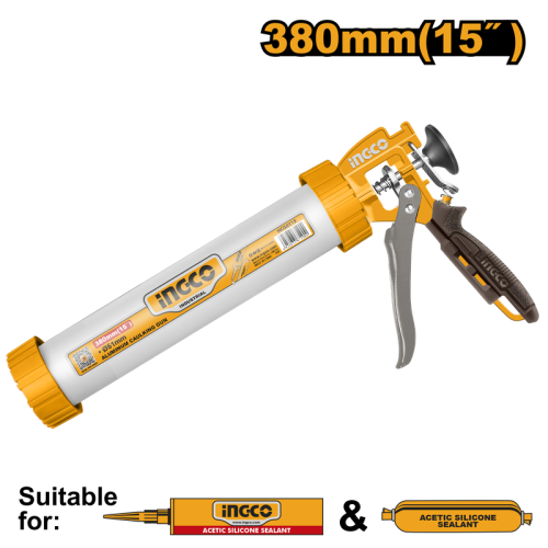 caulking gun Aluminum handle 15"مسدس سيلكون 15بوصة