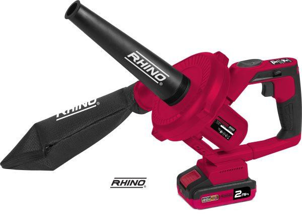 RHINO, Cordless Blower 20V Max- With 2 Battery