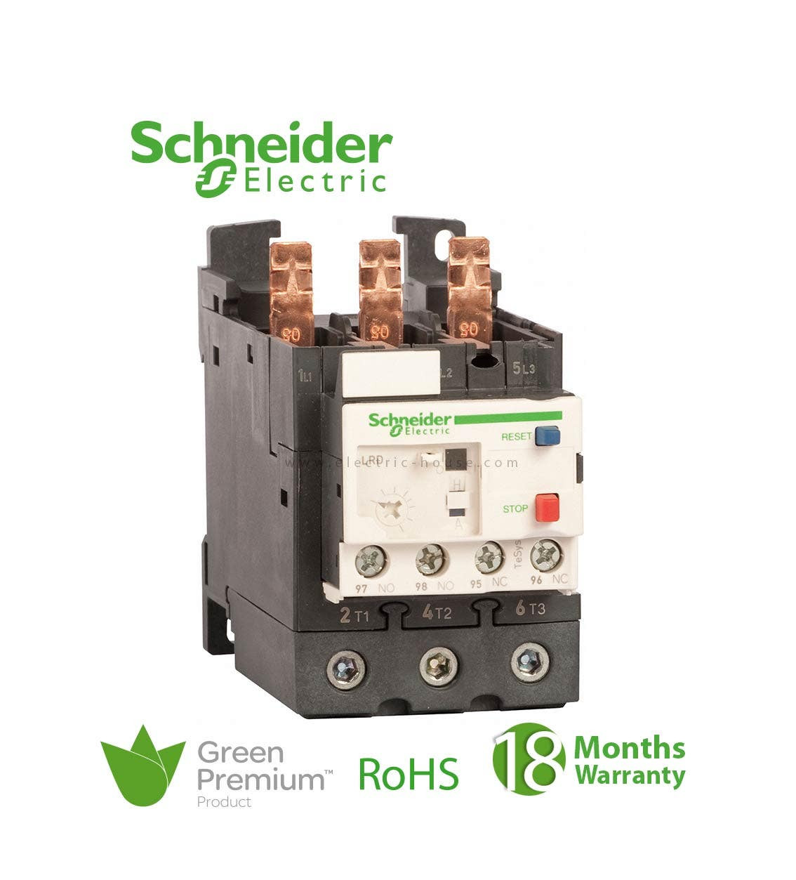 SCHNEIDER - Tesys LRD Thermal Overload Relays, 30-40 A, Class 10A