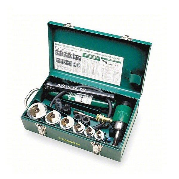 GREENLEE - Punch Kit, Slug-Splitter SC, with Hydraulic Ram and Hand Pump, 1/2" - 2" Conduit