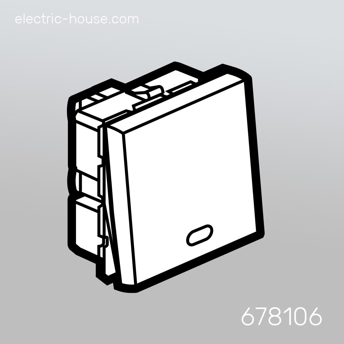 LEGRAND - Switch 10A 250V 2Way 2Mod w/ Led Indicator