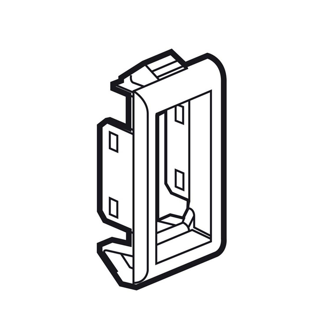 LEGRAND - Panel Mounting Support for 1Mod, Arteor