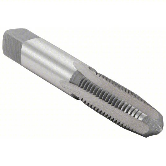 Straight Flute Tap, 3/8 inch-16Thread Size, 1 1/4 inch Thread Length, 2 15/16 inch Overall Length