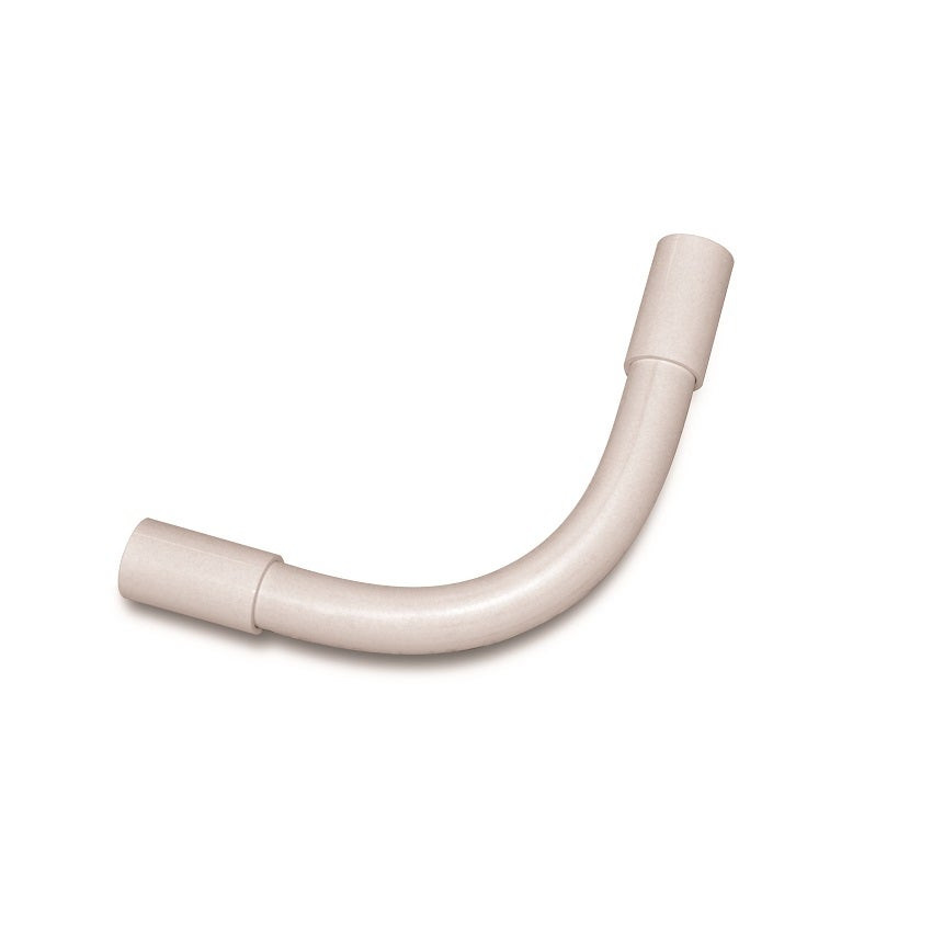 BAHRA CONDUIT - Bend 50mm Heavy Gauge w/ Bell Ends, White