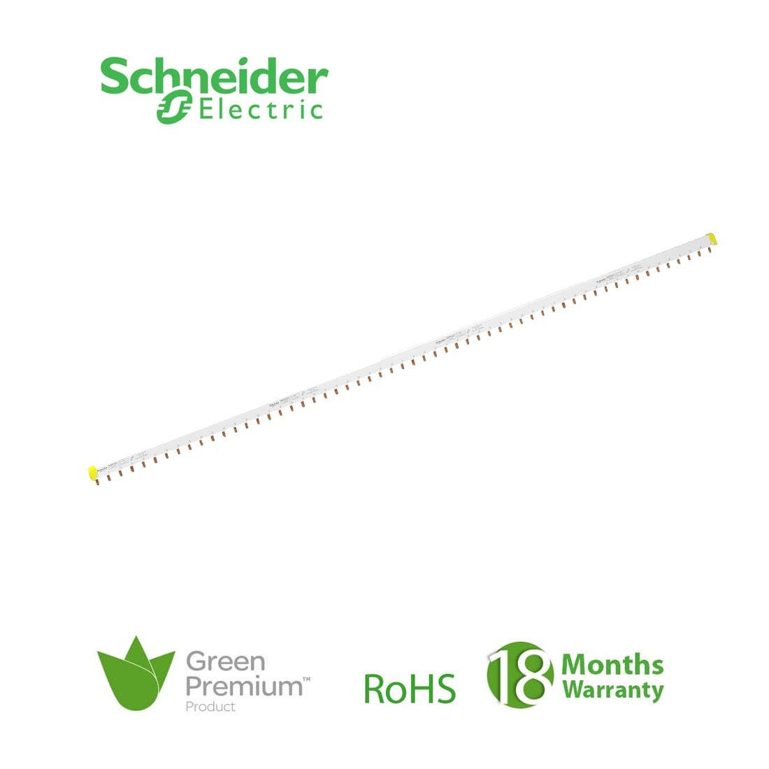 SCHNEIDER - Acti9, Comb Busbar, 3L, 18mm Pitch, 57 Modules, 100A
