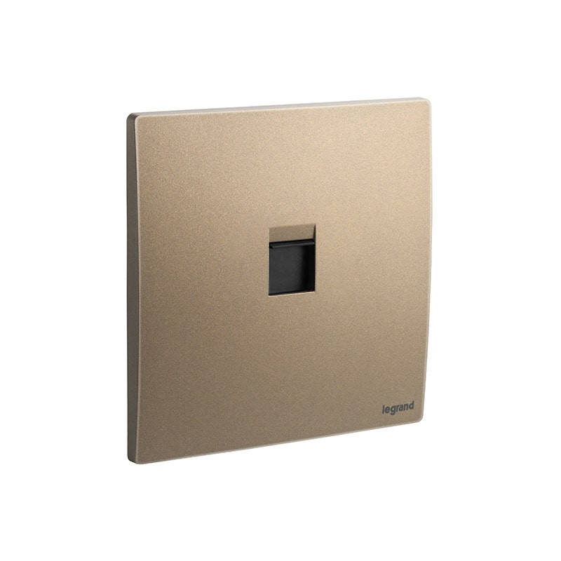 LEGRAND - Keystone Adapter Mallia Senses, 1 Gang, Dark Bronze