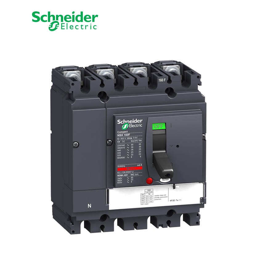 SCHNEIDER - Switch Disconnector, ComPact NSX160 NA, 4 Poles, 160A