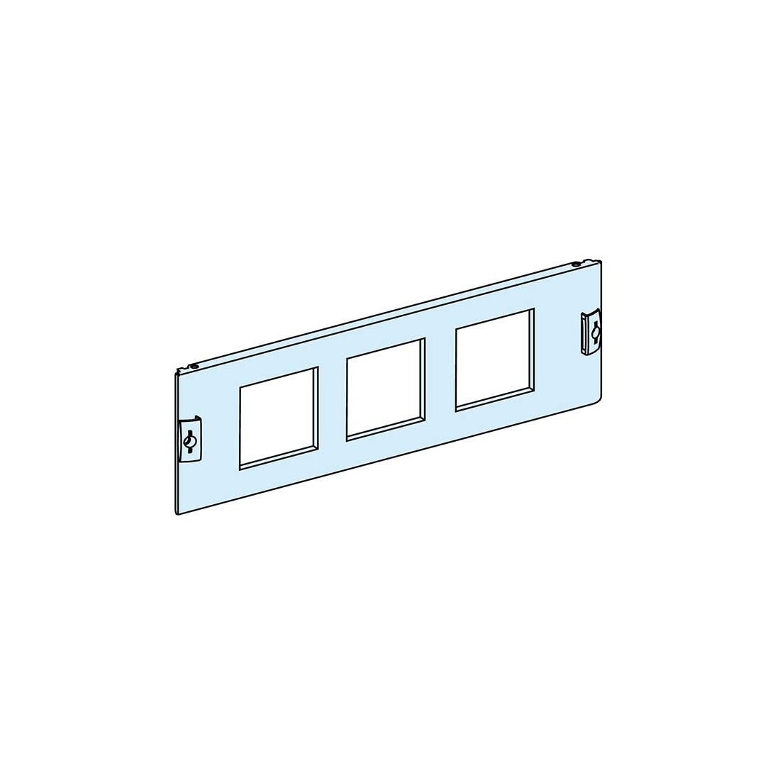 SCHNEIDER - Front Plate With 3 Cut-Out 96 x 96Metering Dev/P-Button Width 600/650 3M