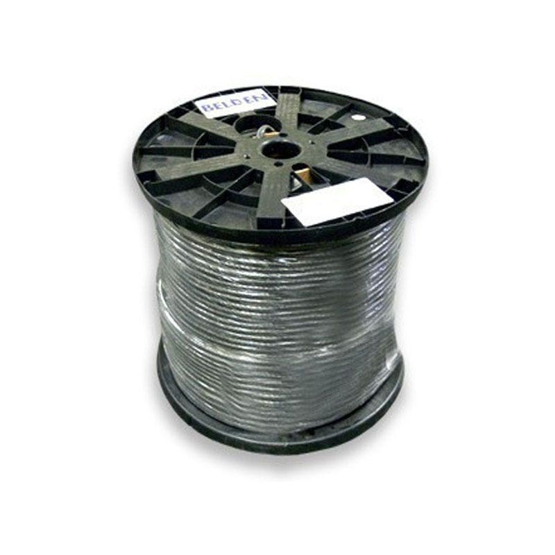 BELDEN - 1C*14 AWG Coax RG11/U CU/Gasi/HDPE/Bsh/Pe, Black, 305 Meters/Roll