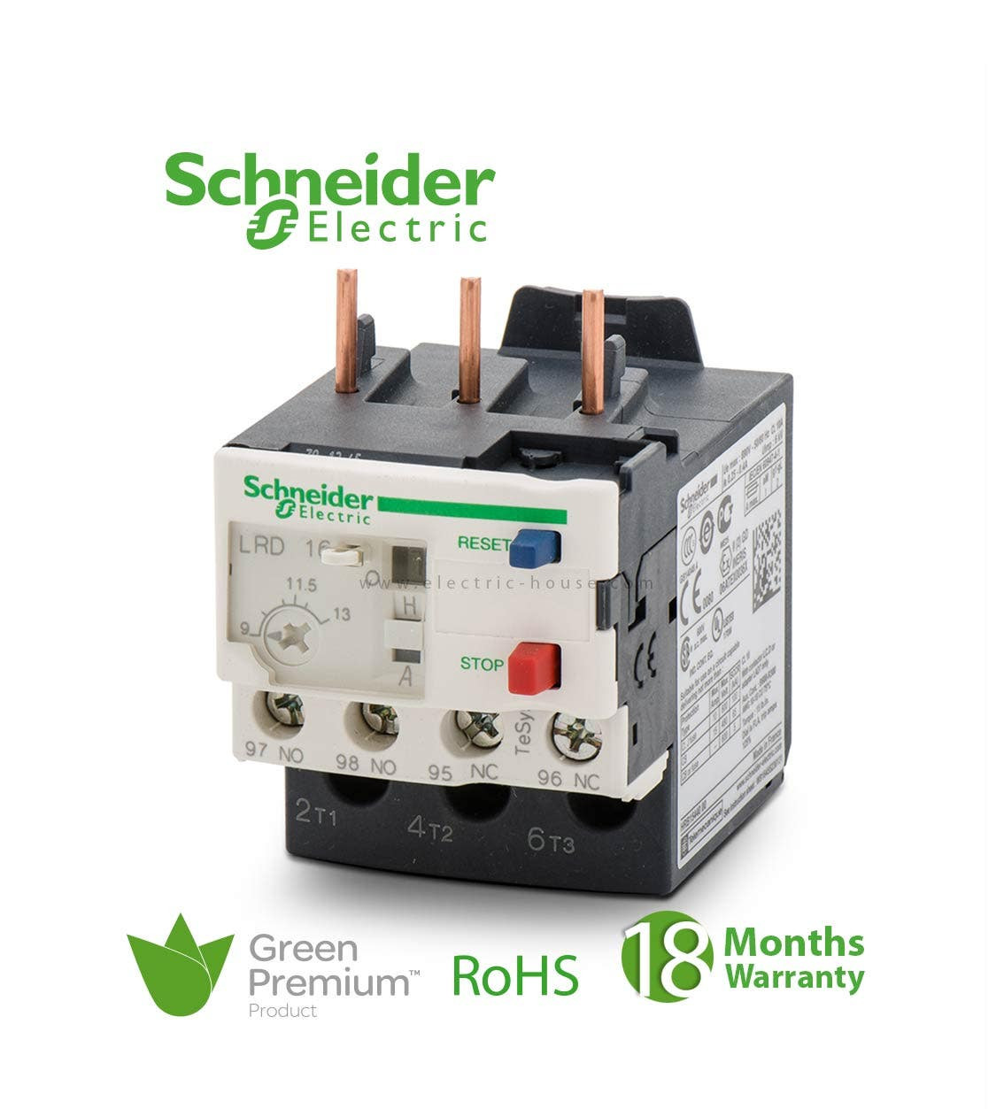 SCHNEIDER - Tesys LRD Thermal Overload Relays, 23-32 A, Class 10A