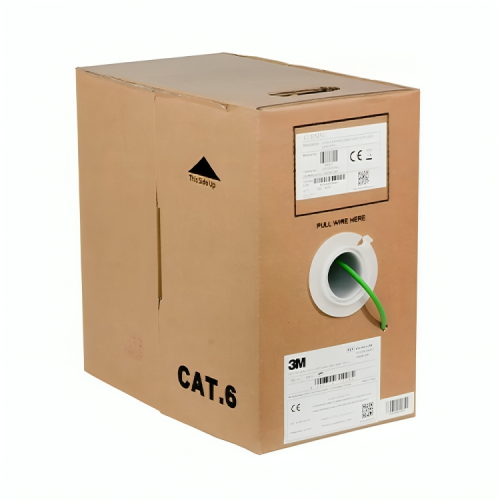 كابل داتا نحاس CAT6 UTP من كورنينج - طول 305 متر - مقاس 4P/AWG24