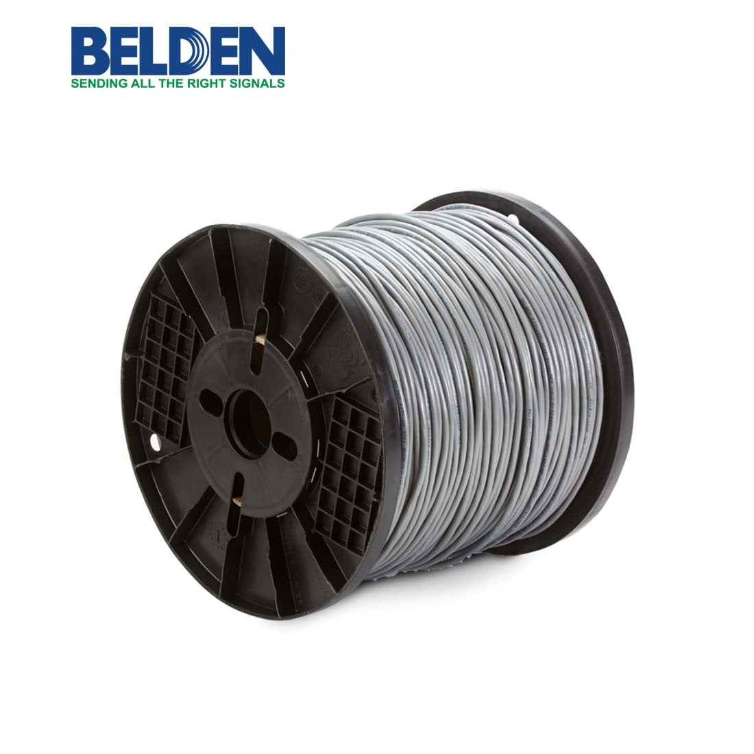 BELDEN - 3C*18 AWG Security Audio Cmr CU/PP/FS/FR/PVC, Grey, 305 Meters/Roll