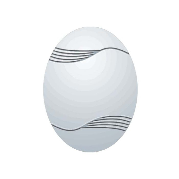 Mirror Oval 80x60cm