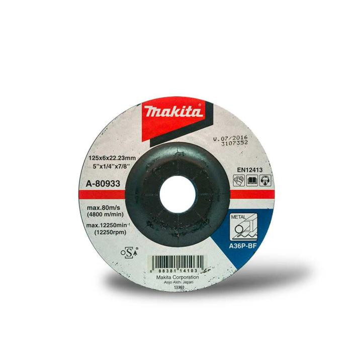 Accessories, Depressed Center Grinding Wheel (A-series), 125 x 6.0 x 22.23