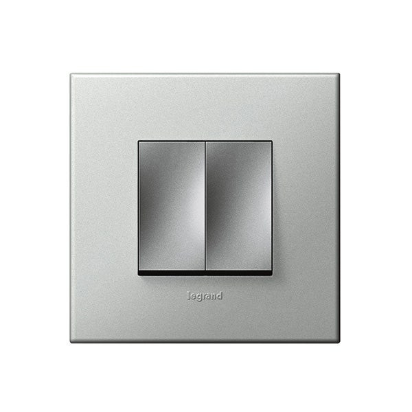 LEGRAND - Push-Button Arteor, Square, 1 Module, Magnesium
