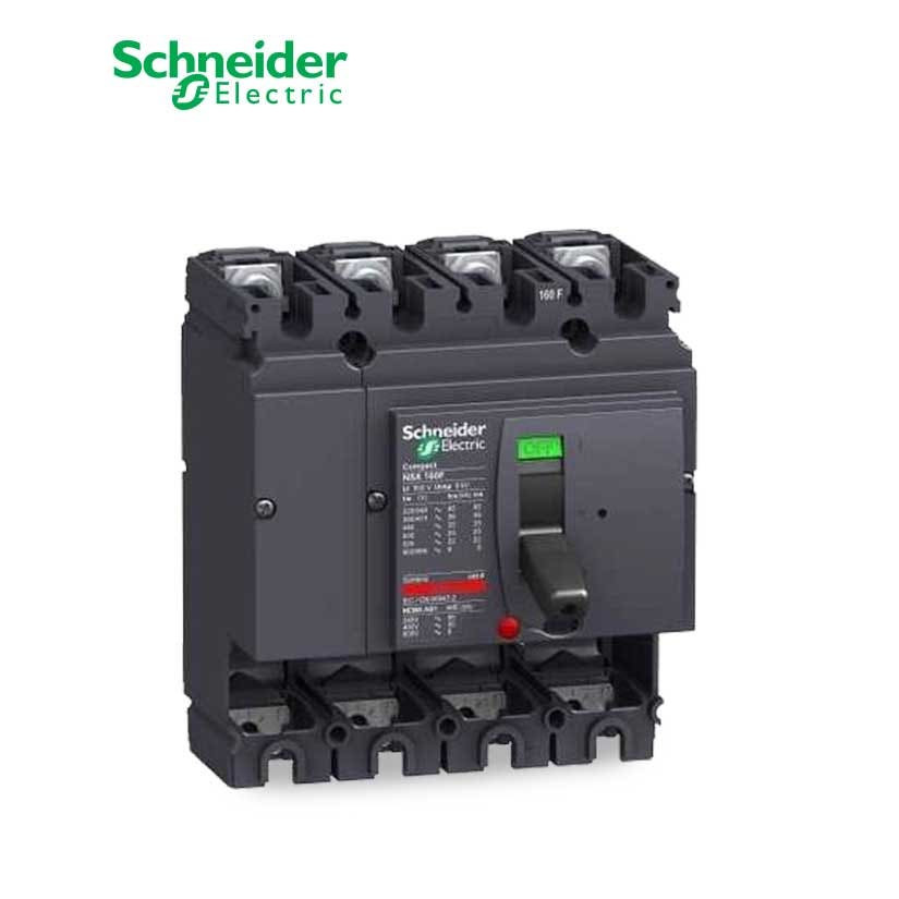 شنايدر - قاطع رئيسي 100 أمبير - ComPact NSX100H, 100A, 4P, 70kA at 415 VAC 50/60 Hz, w/o Trip Unit