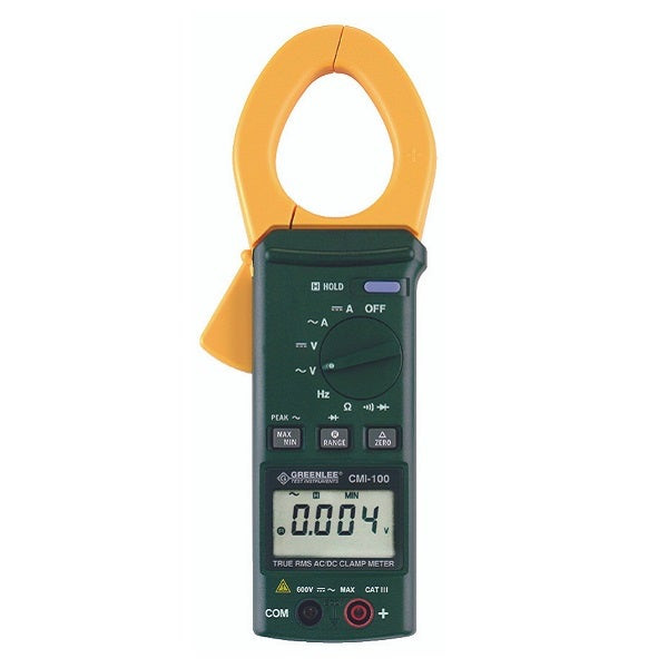 GREENLEE - Clamp Meter, True-RMS, AC/DC, 1000A, 600V (CMI-100)