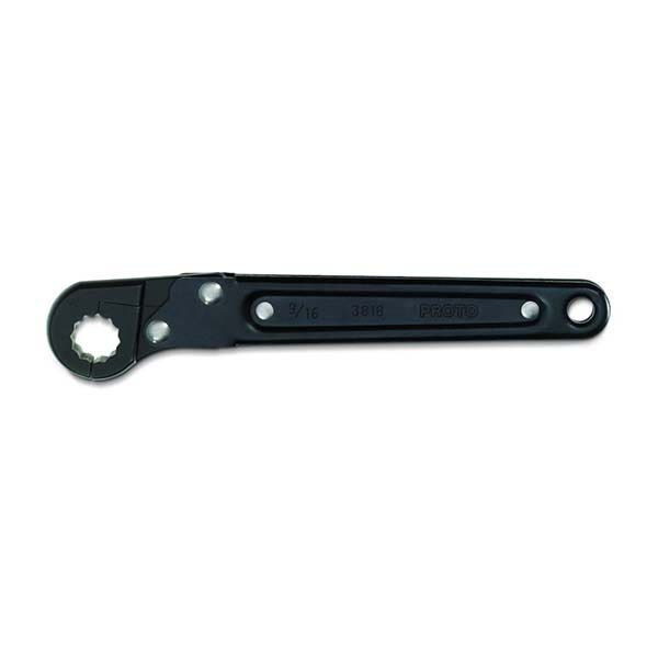 PROTO - Ratcheting Flare-Nut Wrench, 9/16", 12 Point