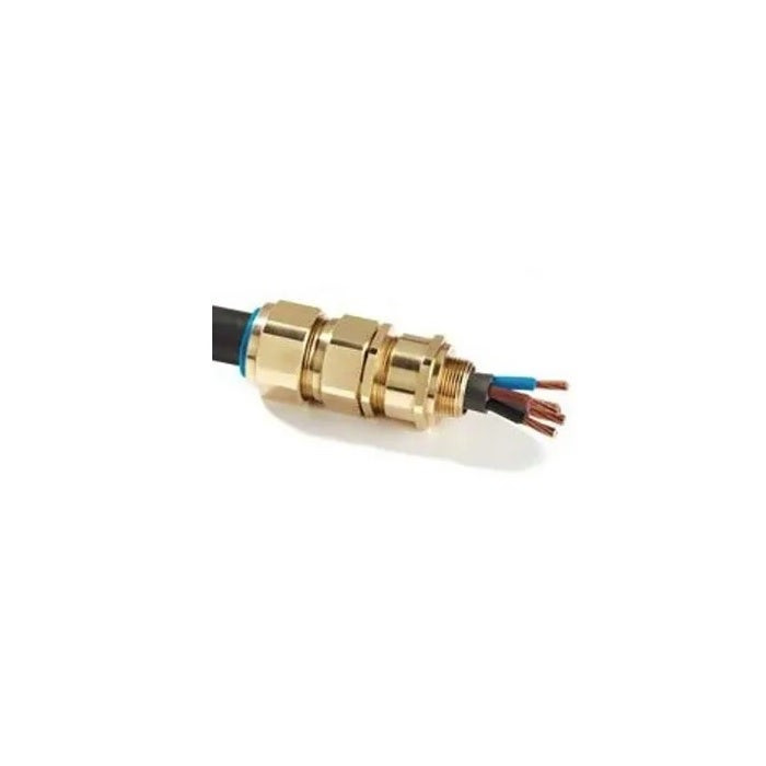 RAYCHEM RPG - Gland Brass 50(S)mm Armed E1W, W/L.Nut, Shrd& E.Tag