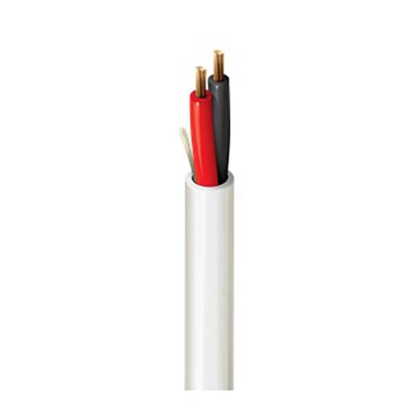 BELDEN - Security & Audio Cable, 2C*18 AWG, Stranded BC, PVC Insulation, Shielded, PVC Jacket with Ripcord, Plenum-CMP, Grey, 305M/Reel