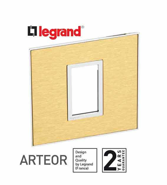 LEGRAND - Plate 1Mod Sqr BS, Arteor