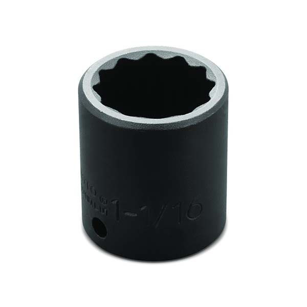 PROTO - 1/2" Drive Impact Socket, 1-1/16", 12 Point