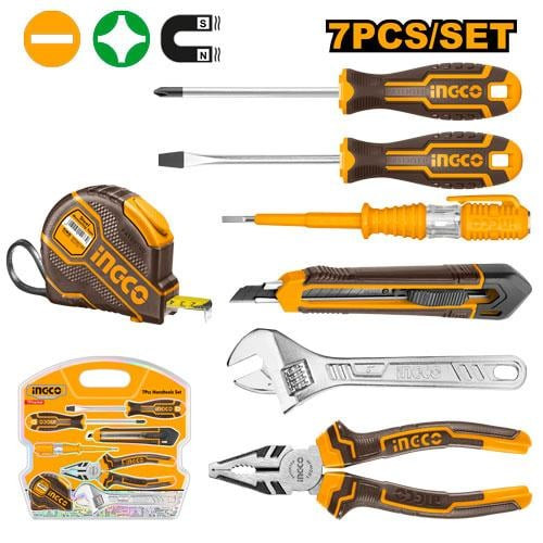 7 Pcs hand tools set مجموعة عدد يدوية 7 قطع
