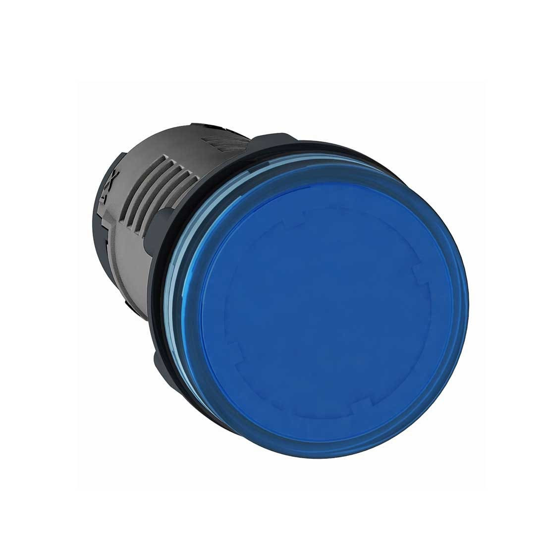 SCHNEIDER - Round Pilot Light ˜22, Blue, Integral Led, 24 V AC/DC, Screw Clamp Terminals