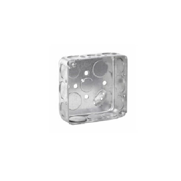 CROUSE HINDS - Square Box 4" - 1&1/2" Deep - 1/2" & 3/4" KO, #TP414