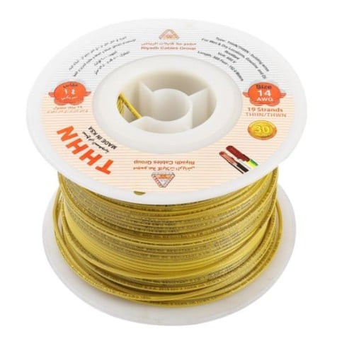 Riyadh Cables American Power Cord - Size 16 - 500 feet - 600 V - Yellow