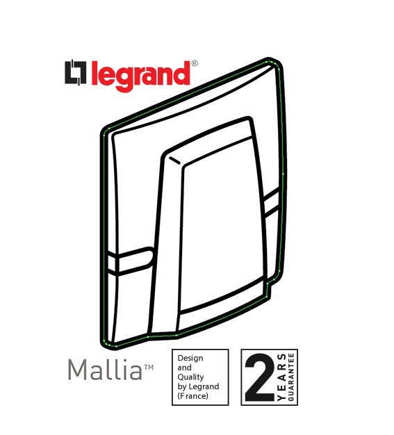 DISCONTINUED LEGRAND - Cable Outlet Mallia, 45 A, Pearl