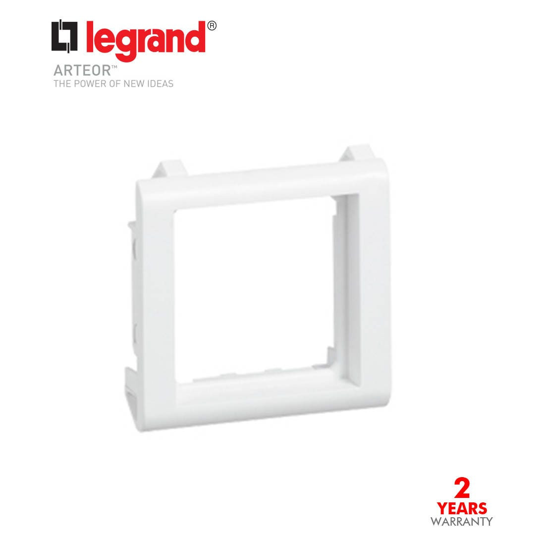 LEGRAND - Panel Mounting Support for 2Mod, Arteor