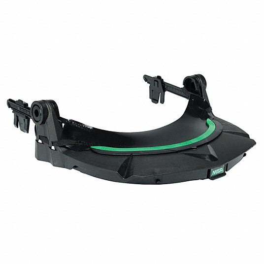 Faceshield Frame: Plastic, Black, Dielectric Protection, Debris Control/Frame