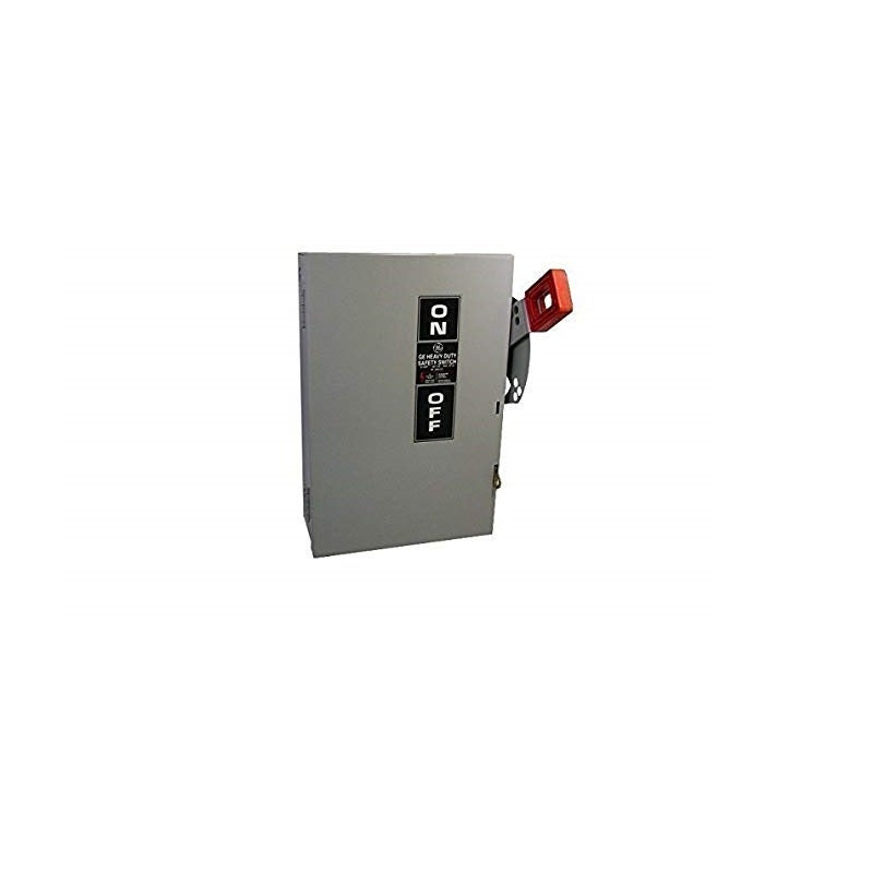 GENERAL ELECTRIC - Safety Switch, 60A 2P 240V Fusible, Nema 1