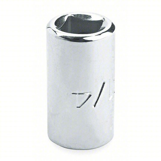 Socket, 1/2 inch Drive Size, 1 inch Socket Size, 8-Point, Alloy Steel, Standard, Chrome Finish